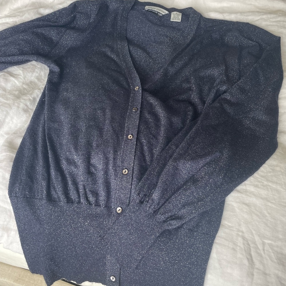 Autumn Cashmere Blue Cardigan Sweater